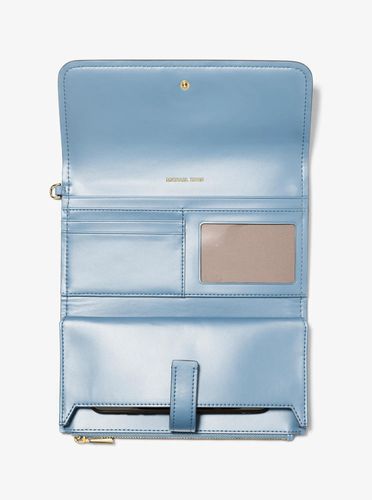MK Pochette à sangle Jet Set pour smartphone de taille moyenne en cuir grainé - Michael Kors - MICHAEL Michael Kors - Modalova