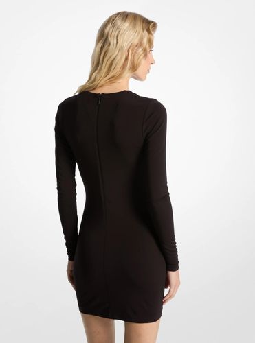 MK Robe à ouverture en goutte d'eau en jersey mat extensible - Michael Kors - MICHAEL Michael Kors - Modalova