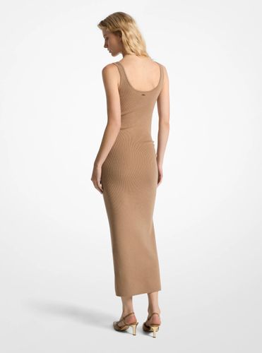 MK Robe débardeur en mélange de laine extensible froncée - Michael Kors - MICHAEL Michael Kors - Modalova