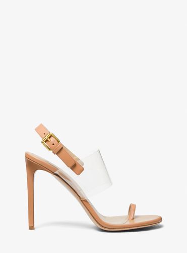 MK Sandale Catherine en cuir et vinyle - Michael Kors - MICHAEL KORS COLLECTION - Modalova