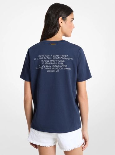 MK T-shirt en coton St. Tropez - Michael Kors - MICHAEL Michael Kors - Modalova