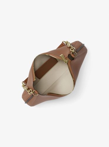 MK Pochette Nolita de taille moyenne en cuir grainé à chaîne - Michael Kors - MICHAEL Michael Kors - Modalova