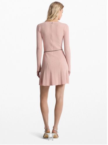 MK Robe en tricot extensible à ceinture - Michael Kors - MICHAEL Michael Kors - Modalova