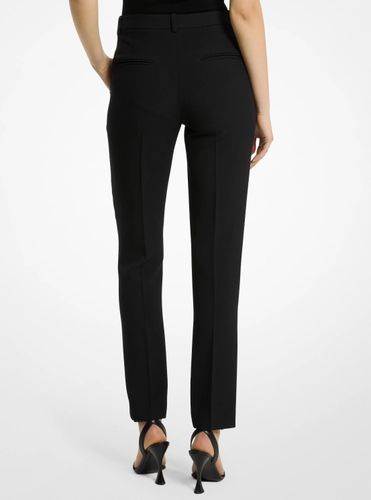 MK Pantalons Samantha en double crêpe sablé - Michael Kors - MICHAEL KORS COLLECTION - Modalova