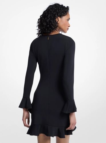 MK Robe en jersey mat extensible à volants - Michael Kors - MICHAEL Michael Kors - Modalova
