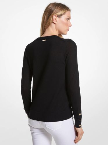 MK Pull en laine mérinos mélangée - Michael Kors - MICHAEL Michael Kors - Modalova