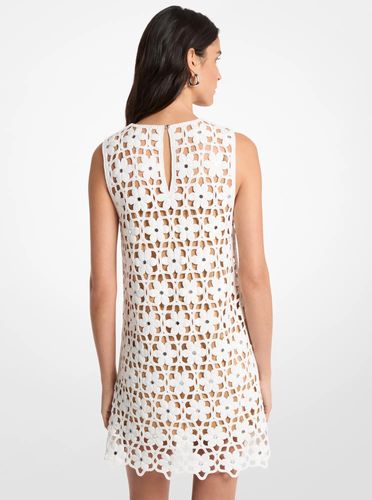 MK Robe en crochet ornée de fleurs à détails miroirs - Michael Kors - MICHAEL Michael Kors - Modalova