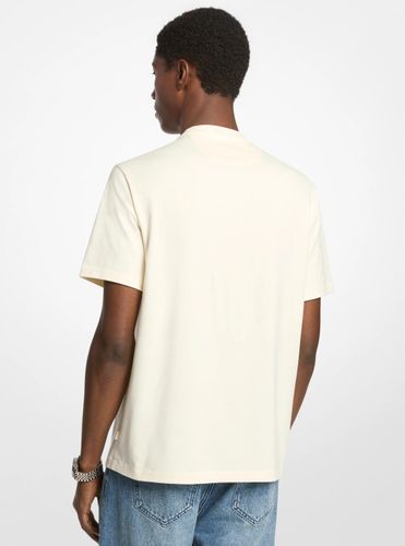 MK T-shirt en coton à logo texturé - Michael Kors - Michael Kors Mens - Modalova
