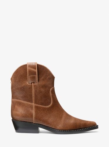 MK Botte Noemie en cuir délavé - Michael Kors - MICHAEL Michael Kors - Modalova