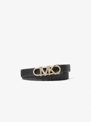 MK Ceinture Empire réversible en cuir et à logo Signature - Michael Kors - MICHAEL Michael Kors - Modalova