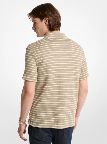 MK Chemise rayée en pointelle - Michael Kors - Michael Kors Mens - Modalova