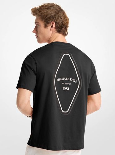 MK T-shirt en coton à logo graphique - Michael Kors - Michael Kors Mens - Modalova