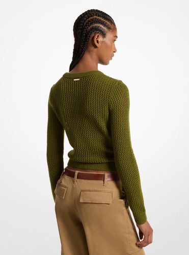 MK Pull en maille de laine mérinos - Michael Kors - MICHAEL Michael Kors - Modalova