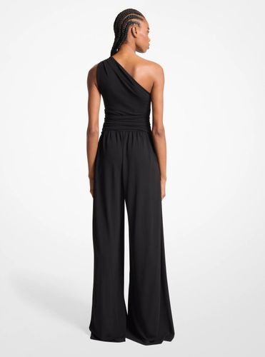 MK Combinaison à épaule dénudée en jersey mat extensible - Michael Kors - MICHAEL KORS COLLECTION - Modalova