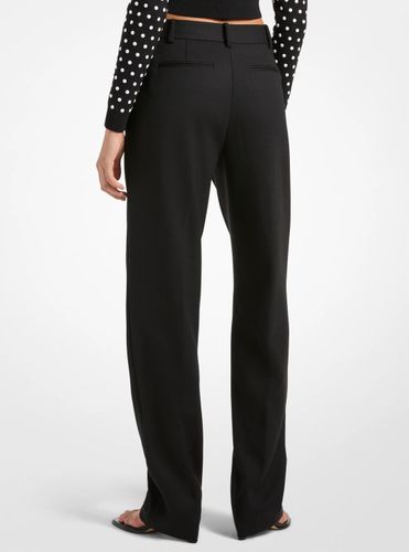 MK Pantalon en sergé de laine extensible plissé - Michael Kors - MICHAEL Michael Kors - Modalova