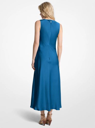 MK Robe mi-longue en satin - Michael Kors - MICHAEL Michael Kors - Modalova