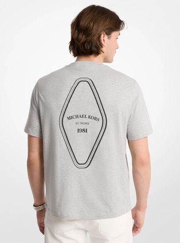 MK T-shirt en coton à logo graphique - Michael Kors - Michael Kors Mens - Modalova