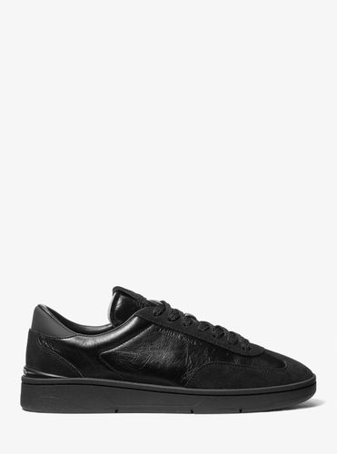 MK Basket Wilton en cuir et daim - Michael Kors - Michael Kors Mens - Modalova