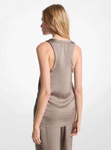 MK Débardeur à dos nageur en satin - Michael Kors - MICHAEL Michael Kors - Modalova