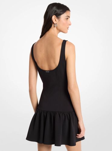 MK Robe taille basse en crêpe double maille - Michael Kors - MICHAEL Michael Kors - Modalova