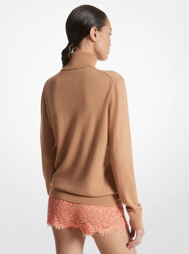 MK Pull à col roulé Joan en cachemire - Michael Kors - MICHAEL KORS COLLECTION - Modalova