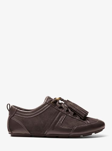 MK Basket Keely en daim à pompons - Michael Kors - MICHAEL Michael Kors - Modalova