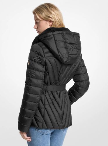 MK Doudoune repliable avec bordure en fausse fourrure - Michael Kors - MICHAEL Michael Kors - Modalova