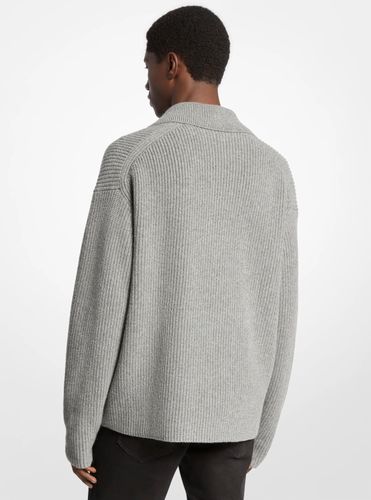 MK Pull côtelé en laine mélangée - Michael Kors - Michael Kors Mens - Modalova