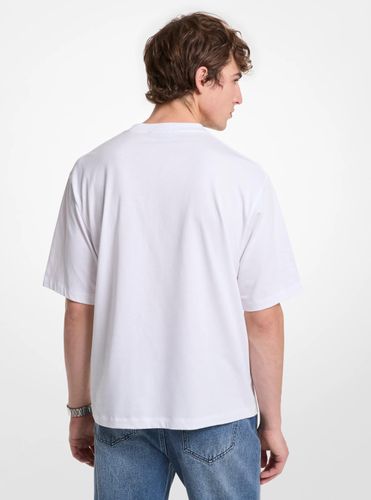 MK T-shirt en coton avec logo - Michael Kors - Michael Kors Mens - Modalova