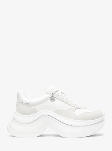 MK Basket Arla en cuir et daim - Michael Kors - MICHAEL Michael Kors - Modalova