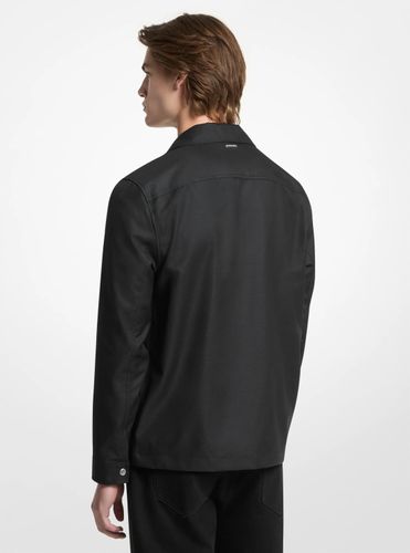 MK Veste chemise zippée technique - Michael Kors - Michael Kors Mens - Modalova