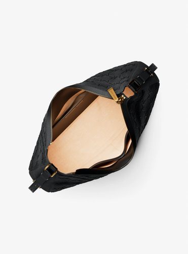 MK Sac porté épaule Nolita de taille moyenne en cuir avec logo à point roulé - Michael Kors - MICHAEL Michael Kors - Modalova