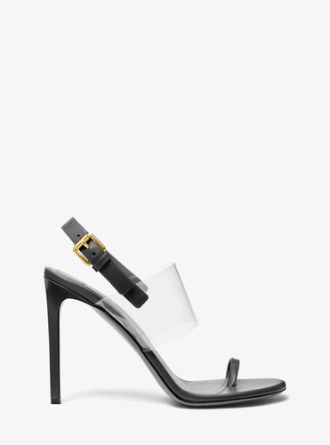 MK Sandale Catherine en cuir et vinyle - Michael Kors - MICHAEL KORS COLLECTION - Modalova