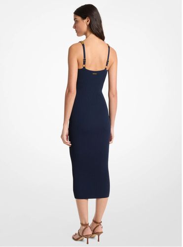 MK Robe débardeur en maille côtelée travaillée - Michael Kors - MICHAEL Michael Kors - Modalova