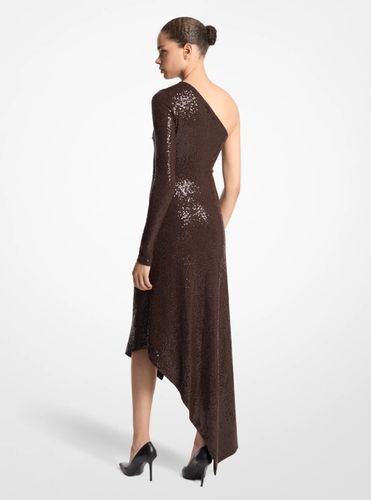 MK Robe de soirée à sequins en jersey mat extensible - Michael Kors - MICHAEL KORS COLLECTION - Modalova
