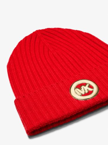 MK Bonnet en laine côtelée - Michael Kors - MICHAEL Michael Kors - Modalova