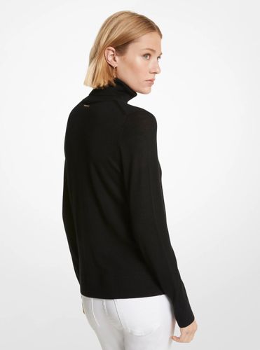 MK Pull à col roulé en laine mérinos - Michael Kors - MICHAEL Michael Kors - Modalova