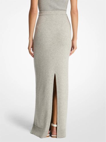 MK Maxi jupe en mélange de cachemire - Michael Kors - MICHAEL KORS COLLECTION - Modalova