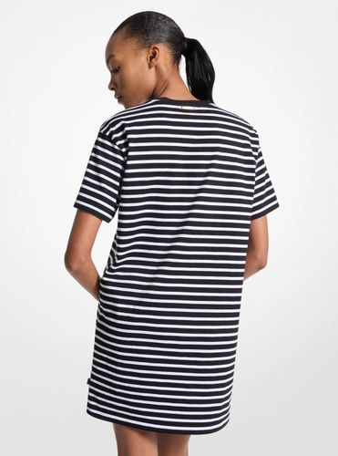 MK Robe t-shirt rayée en coton - Michael Kors - MICHAEL Michael Kors - Modalova