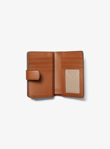MK Portefeuille de taille moyenne à logo Signature - Michael Kors - Michael Kors Outlet - Modalova