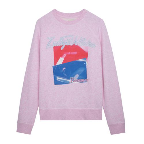 Sweatshirt Upper Photoprint Poudre - Taille XS - Zadig & Voltaire - Modalova