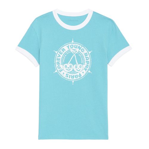 T-shirt Walk Blason Aqua - Taille S - Zadig & Voltaire - Modalova