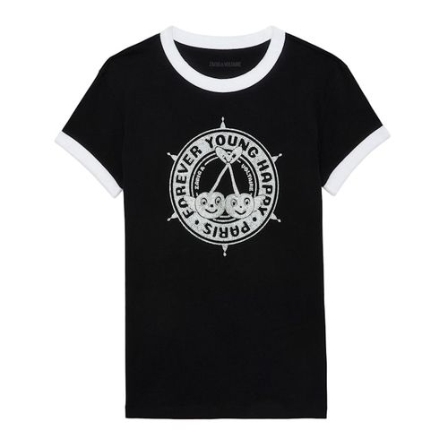 T-Shirt Walk Blason Strass - Taille S - Zadig & Voltaire - Modalova