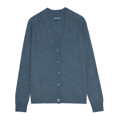 Cardigan Jim Patch 100% Cachemire Denim - Taille S - Zadig & Voltaire - Modalova