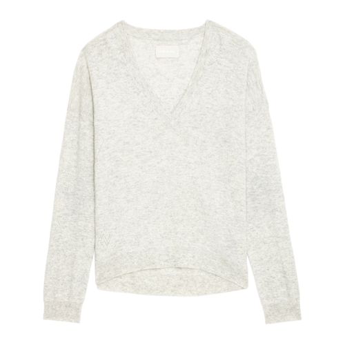 Pull Vivi Patch 100% Cachemire Gris - Taille S - Zadig & Voltaire - Modalova