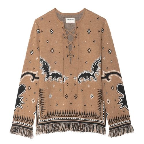 Pull Leon 100% Laine Mérinos Daim - Taille S - Zadig&Voltaire - Modalova