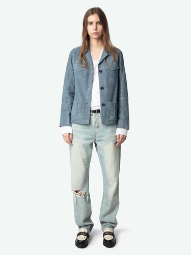 Blouson Laron 100% Cuir Suede Uniform - Taille S - Zadig & Voltaire - Modalova