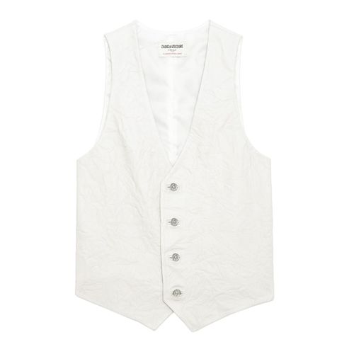 Gilet Emilie Cuir Froissé Judo - Taille 34 - Zadig & Voltaire - Modalova