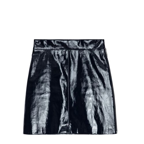 Jupe Jinette Vinyle Marine - Taille 38 - Zadig&Voltaire - Modalova