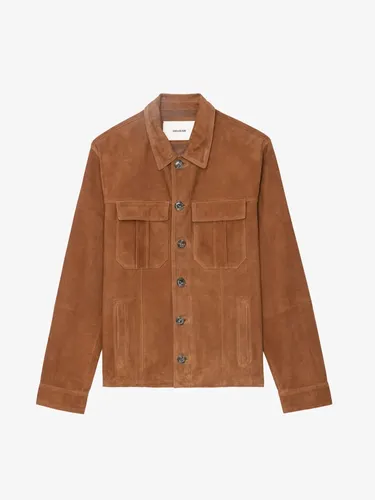 Blouson Kuba Cuir Cognac - Taille M - Zadig&Voltaire - Modalova